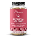 Glow Prenatale Vitamine für Frauen – 20-in-1 Vital Nährstoffe für gesunde Schwangerschaft und gesunde Entwicklung – Folsäure & Vegan DHA für Babys Wachstum & A Bequeme Schwangerschaft – 60 Nourishing Capsules