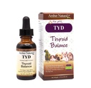 Amber NaturalZ TYD Thyroid Balance Kräuter-Ergänzung für Hunde, Katzen, Vögel, Guinea-Pigs, und Kaninchen | Kräutertier-Ergänzung für Schilddrüse Gesundheit | 1 Fluid Ounce Glasflasche | Hergestellt in den USA