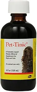 Pfizer Animal Pet- Tinic Vitamin- Mineral Supplement for Dog and Cats, 4- Ounce by Pfizer Animal