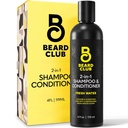 A Beard Club Mens 2 1 Sampon és kondicionáló készlet - Szulfát mentes, nedvesítő, Citrus illatú göndör haj és száraz Scalp Care