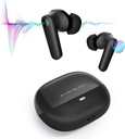 Airbeat 1 ANC Zaj Lemondása True Wireless fülhallgatók mikrofonnal, Fokozott Bass Bluetooth 5.3 in -Fülhallgató nagy teljesítményű titán illesztőprogramok, 48H Playtime, ENC a Crystal Clear Call Black