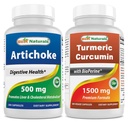 Articsóka kivonat 10000 mg & kurkuma 1500mg / Bioperinnel való kiszolgálás