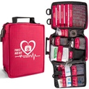 Elsősegély készlet, Trauma First Aid Kits címkézett Commodities Molle System, Professional Pressure Kits for Home, Office, Car, Outdoor, Túrázás, Utazás, Kemping