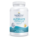 Nordic Naturals Ultimate Omega, Lemon Flavor - 180 Soft Gels - 1280 mg Omega3 - High- Potency Fish Oil with EPA & DHA - Promotes Brain & Heart Health - Non-GMO - 90 Servings
