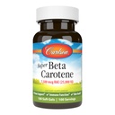 Carlson - Super Beta Carotene, 25000 NE (15 mg), A-vitamin mint Beta Carotene, Biológiailag hozzáférhető és bioaktív forma, Vision Health, Egészséges bőr, 100 Softgel
