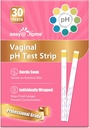 Easy @ Home Vaginal pH Test -30 Strips Women - 124; BV Test Kit at Home