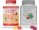 SmartyPants Kids Multivitamin Gummies & Kids Mineral Chews: Multivitamin Omega 3 Fish Oil (EPA / DHA) és Multiásványi Magnézium Citrát & Kalcium, 30 napos ellátás