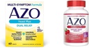 AZO Yeast Plus Dual Relief 60 tabletta, Yeast Infection & Vaginal Syndicated Relief + Cranberry Pro Húgyúti Egészségügyi kiegészítés 600mg PACHRAN, 1 Serving = Több mint 1 üveg Cranberry Juice 100 CT