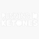 Magnet Running On Ketones Keto Diet Gym Edzés Magnet Vinyl Magnetic Sticker Size 5 "