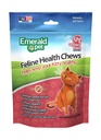 Emerald Pet Feline Health Chews UT Support - Natural Grain Free Pisinary Tract Health Cat Chews - Cat Urinary Supplements with Cranberry, Chicory Root, and Dandelion Leaf Extract - Made in USA, 2.5 oz