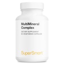 SuperSmart - Multianimatic Complex Supplement (Full Spectrum) - Magnéziummal, cinkkel, bórnal, kalciummal, krómmal, szelénnel, jóddal, kálium-dioxiddal, nem-GMO & gluten Free - 90 vegetáriánus kapszula