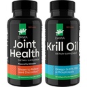 Daiwa Joint and Krill Oil Supplement Pack - Omega 3 Krill Oil Capsules Herbal Blend, 2- in1 Formula