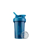BlenderBottle Classic V2 Shaker üveg Tökéletes proteinrázás és pre edzés, 20- Ounce, Ocean Blue
