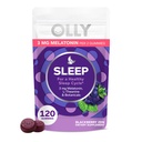 Olly Sleep Gummy, 3 mg Melatonin, L-Theanine, Kamilla, és Lemon Balm Extracts, BlackBerry Flavor, 60 napos ellátás - 120