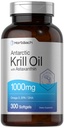 Horbäach Antarktisz Krill Oil 1000mg Softskels spp. 124; 300 GM 124; Omega 3 Astaxantin, EPA, DHA) 124; Non-GMO, Gluten Free