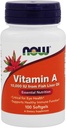 Étel, A-vitamin, 10 000 NE, 100 Softgel