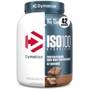 Dymatize ISO100 savófehérje-izolátum, Fudge Brownie, 25 g fehérje, 3 font, 5.5g BCAA, kevesebb, mint 120 Cal., glutén mentes, 1g Fat, 1g cukor, 2g Carb (42 Servings)
