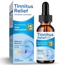 Tinnitus Relief für Ringohren, Natürliche Zutaten Tinnitus Relief Ohr Tropfen für Ohr Infektion, Kräuter Eardrops für Erwachsene, Kinder, reduzieren Ohr Lärm & Verbesserung Hören,60ml-Blau