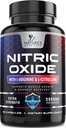 Nitric Oxid Booster Extra Strength 3000mg - 3X Strength L-Arginin & Citrulline, Beste Nitric Oxid Ergänzungen für Männer, unterstützt Muskel, Herz-Gesundheit, Energieergänzung, Bottled in USA, 60 Kapseln