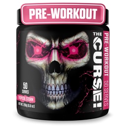 JNX SPORTS The Curse! Pre edzés por a férfiak és nők, koffein, Beta-Alanine, kreatin, L-citrullin, 50 szervadékok, trópusi vihar aroma - boost energia, Erő & Fókuszban