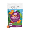 OLLY Kids Multivitamin & probiotikus gumi, emésztési támogatás, Vitaminok A, D, C, E, B, Cink, rágható kiegészítés, Berry Flavor, 60 napos ellátás - 120