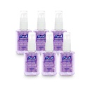 Purell Advanced Hand Sanitizer Gel Infused with Essential Oils, Calming Lavender, 2 fl oz Travel- Size Pump Bottle (csomag: 6), 3905- 04- EK
