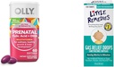 OLLY Prenatalis Multivitamin Softgels az egészséges terhesség + Kis Remedies Gáz Relief cseppek csecsemők Tummy Pain, 60 gróf