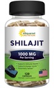 aSquared Nutrition Shilajit 1000mg - 120 kapszula - Tiszta shilajit kivonat kiegészítés és por komplex pirula - Natural humic & Fulvic Acid & Trace Minerals - Alternative to Resin & Drops