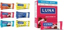 LUNA Bár Variety Pack (12 Count) + Csokoládé borsmenta (12 Pack) - gluténmentes Snack Bars