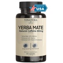 Yerba Mate 1400mg - Magic Natural koffein & Energy Supplements * USA Made & Tested * High Potency Enhaned with Taurine and Vitamin B Complex - 60 kapszula