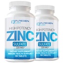 Puregen Labs Cink Szulfát 220 mg étrend-kiegészítő tabletta - 100 gróf (2 db-os csomag)
