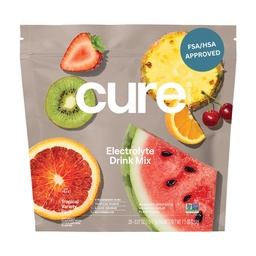 Cure Hydration, 124; Plant- Based Electrolyte Drink Mix 124; No Advanced Sugar