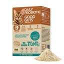 Meowbiotics jó guts macskák probiotic por, 11 probiotic Strains, 2 prebiotikumok, 5 emésztőszervek emésztési támogatás, tonhal flavor, probiotikumok macskák, beltéri és szabadtéri (30 nap)