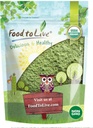 Lebensmittel zu leben Bio-Wheatgras-Pulver, 4 Unzen — Non-GMO, Ganzblatt, Roh, Nicht-Irradiiert, Rein, Vegan Superfood, Bulk, Groß für Saft, reich an Faser, Chlorophyll, Fettsäuren und Mineralien