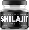 Himalayan Shilajit Resin - Organische Shilajit-Ergänzung aus hohen Altitudes - 500mg reines Naturharz & Fulvic Acid, 85+ Spurenminerale