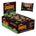 Driving Energy - Kávéalapú energia harapás mérete - Sötét csokoládé menta energia üzemanyag 150 mg koffein - Long- Tartós energia gym, edzés, felnőttek - Nagy íz - Alacsony szénhidrát - Egészséges Snack - 50 gróf