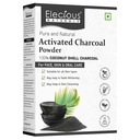 Naturals Activated Charcoal Powder Ideal für Gesicht und Haut entfernten toten Haut, Verunreinigungen und Detoxify Haut Coconut Charcoal Powder 100% natürliche 200gm