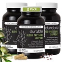 Tartós vérnyomás - Benolea Olive Leaf & Enovita Grape Seed kivonat - Egészséges keringés, Nitric Oxide & Artery Support - Doktor Formuled, Vegan, Non-GMO, Készült USA (180 kapszula)