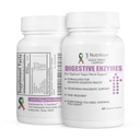 Enzimek érzékeny gyomor - Támogatja Vagus Nerve, vegetáriánus hasnyálmirigy támogatás, időzített kiadás Formula az optimális bél egészség, Enhances Food Digestion & Gut Flora
