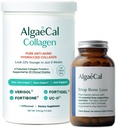 ALGAECAL kalcium & Collagen Bundle - hidrolizált kollagén Klinikálisan támogatott Verisol, Fortisone & Fortigel, plusz 13 csontpótló ásványi anyagok és D3-vitamin a csontegészség és anti-öregedés