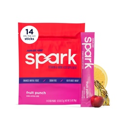 AdvoCare Spark - Energy Drink Mix - Vitamin & Amino Acid Supplement - Supports Energy & Focus * - Portable Immune Support * - Sugar- Free - Fruit Punch, 14 Stick Packs (3.5 oz)