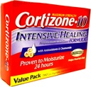 cortizone 10 Maximális Stengt Intensive Healing 1% hidrokortizon anti Itch Cream Two 20z Tubes, összesen 4 oz