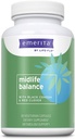 Emerita by Life-flo Midlife Balance, Menopause Ergänzungen für Frauen, Gesunde Balance Unterstützung mit Black Cohosh und Red Clover, 60-Day Garantie, Nicht getestet auf Tiere, 30 Servietten, 60 VegCaps
