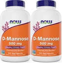 Jetzt D-Mannose 500 mg, 300 Kapseln (Pack von 2) - Vegan Non GMO-Ergänzung für Frauen und Männer - Unterstützt gesunde Harnwege, reinigt die Blase
