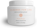 Isagenix Cleanse for Life - Powder Supplement for Cleanse Drink with No Laxatives or Diuretics - Support Metabolisation with Vitamin B12 & Niacin -Peach Mango -3.4 Oz (16 szerváció)