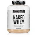 Naked Whey Chocolate Mogyoróvaj Grass Fed Whey Protein Powder, No GMO, No Soy, and Gluten Free, Aid Growth and Recovery - 52 Servings