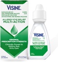 Visine Allergia Eye Relief Multi- Action Antihisztamin & Redness Reliever Eye Drops with Pheniramin Maleate & Naphazoline HCl, Allergia Eye Drop Treatment for Red, Itchy Eyes, 0,5 fl. oz