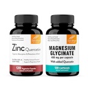 Sandhu Cink Quercetin & Magnézium Glicinate Complex Quercetin Capprovine 124; Támogatja az Immun-, Izom- és Minőségi alvást