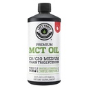 100% Kókusz MCT olaj folyadék - MCT olaj C8 C10 tartós mentális energia és fókusz támogatás nagy a sima saláták kávé & több - Palm Free Vegan Keto & Paleo Friendly 60 + szervizek (32 Fl Oz)
