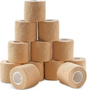Ever Ready First Aid Self Adherent Coshive Wrap Bandages, 2 "x 5 Yards for First Aid, Springs, Duzzadás, Sport, Háziállat, Tan Color - 12 Count